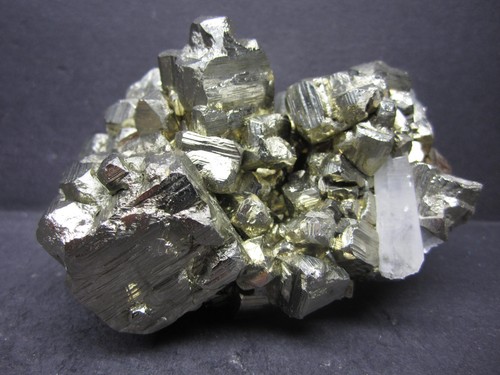 Pyrite crystal cluster - pyrite,